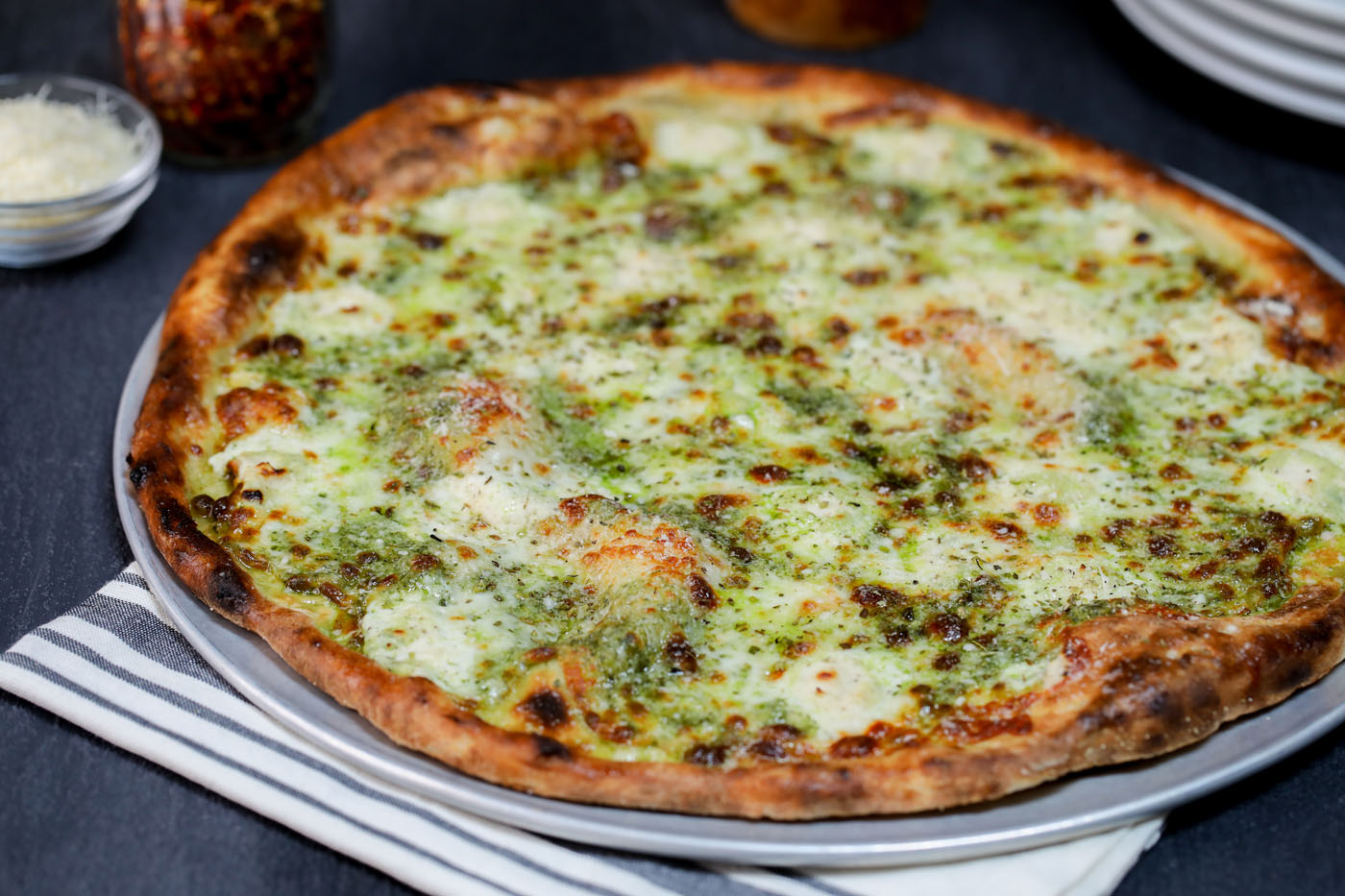 Bianco Verde Deep Dish Pizza in San Francisco, Denver, Santa Barbara